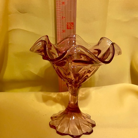 VTG BEAUTIFUL FENTON DESSERT BOWL/COMPOTE DISH - Picture 2 of 5